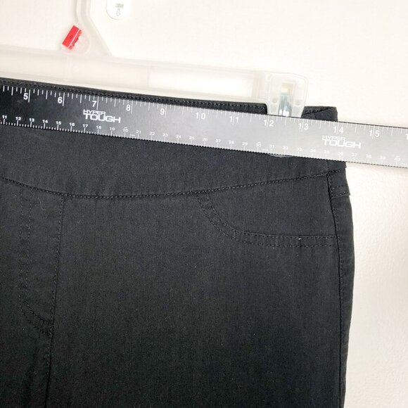 Soft Surroundings Black Pull On Work Pants Business Small Womens Stretch - Picture 6 of 13